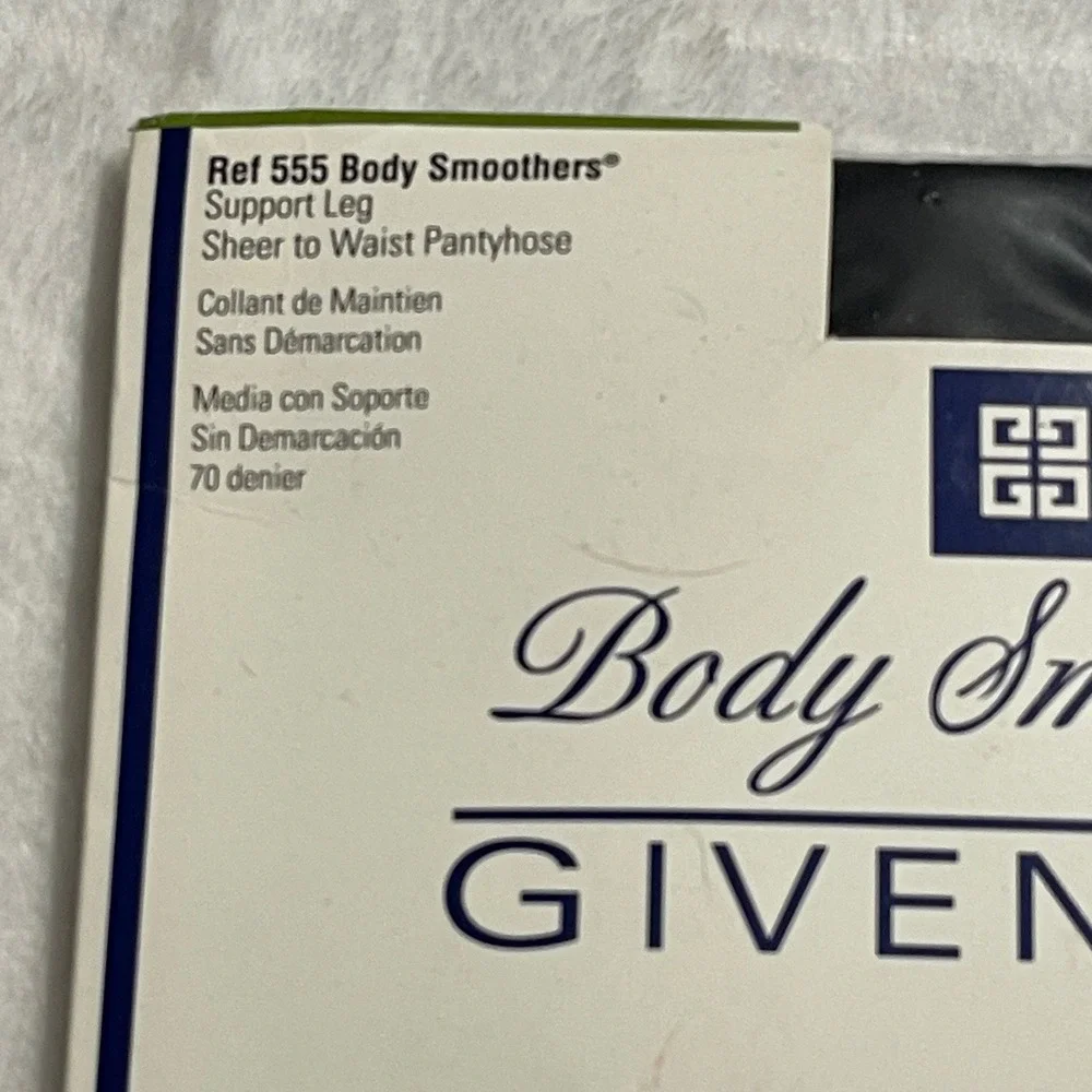 Givenchy Hosiery Bundle 3pk Body Smoothers‎ 554 555 Black Size E Vintage 1999